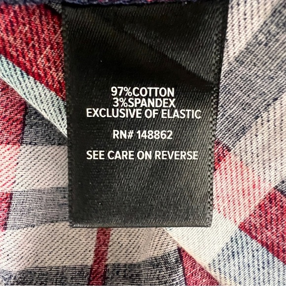 Torrid Women's 1 or 1X Collared Sleeveless Poplin Plaid Skater Dress Pockets EUC - Picture 7 of 8